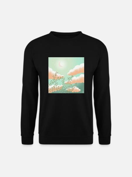 sunset in the spring - Unisex Pullover - Schwarz