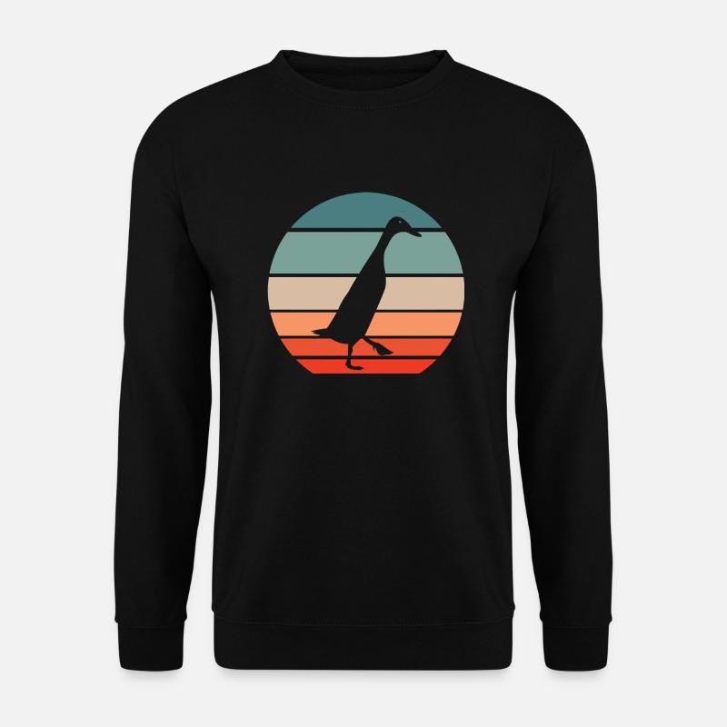 Laufenten indische Laufente Meme - Unisex Pullover - Schwarz