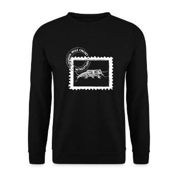 Turquoise snacker - Unisex Sweatshirt - black - Front - Alina (178cm) & Michal (187cm)