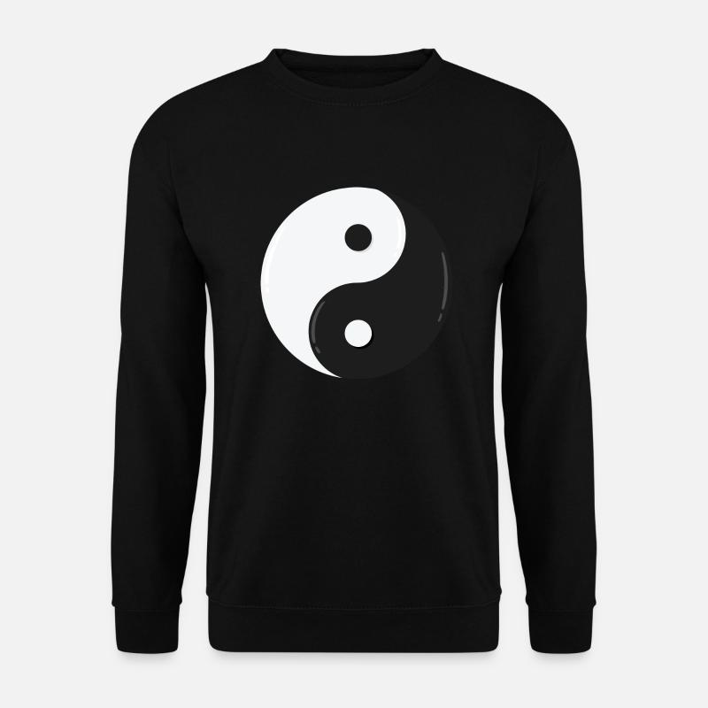 Yin und Yang - Unisex Pullover - Schwarz