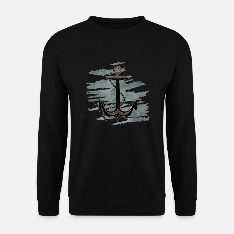 Anker - Unisex Pullover - Schwarz