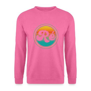 Ré - Sweat-shirt Unisexe - rose - Devant