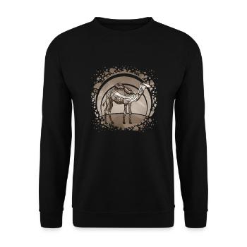 Camel - Unisex Sweatshirt - black - Front - Alina (178cm) & Michal (187cm)