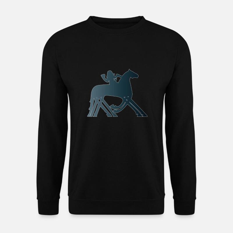 Odin & Sleipnir - Unisex Pullover - Schwarz
