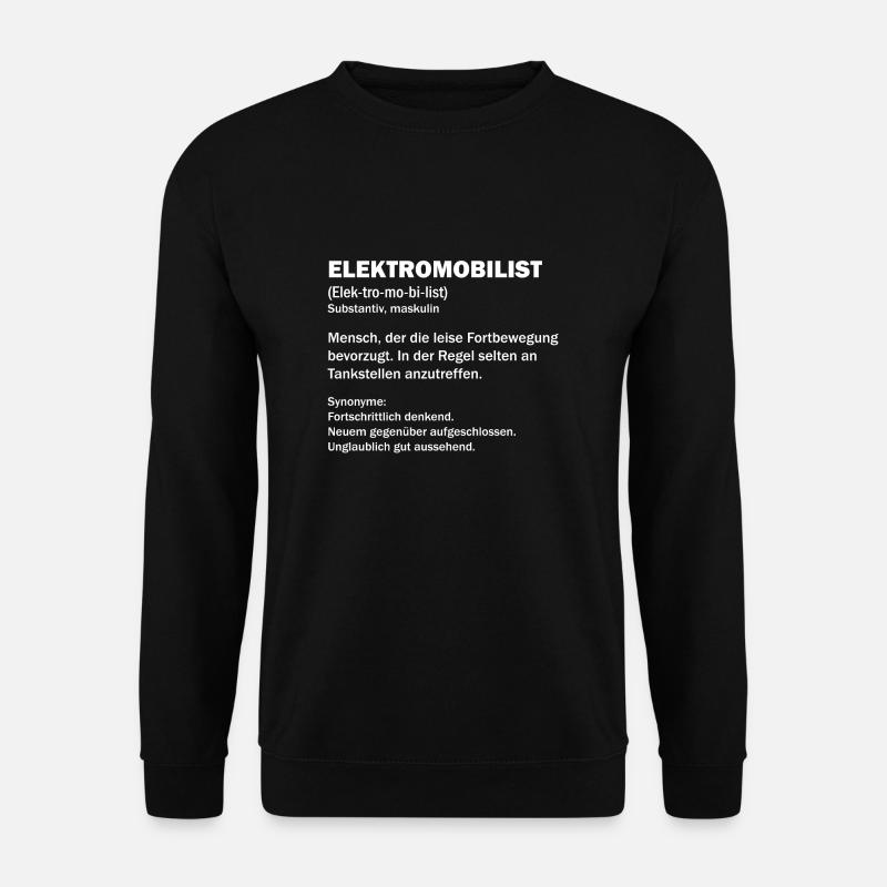 Elektromobilist - Unisex Pullover - Schwarz