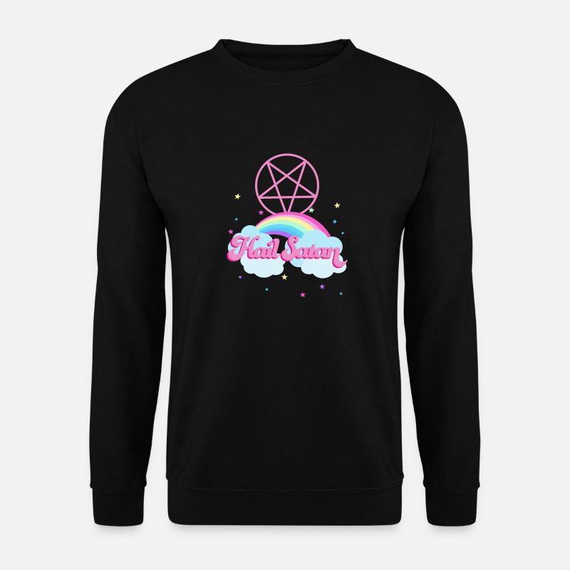 Hail Satan Rainbow - Unisex Sweatshirt - black