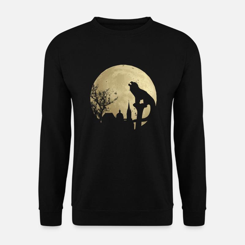 Aachen Dom Mond Bahkauv - Unisex Pullover - Schwarz