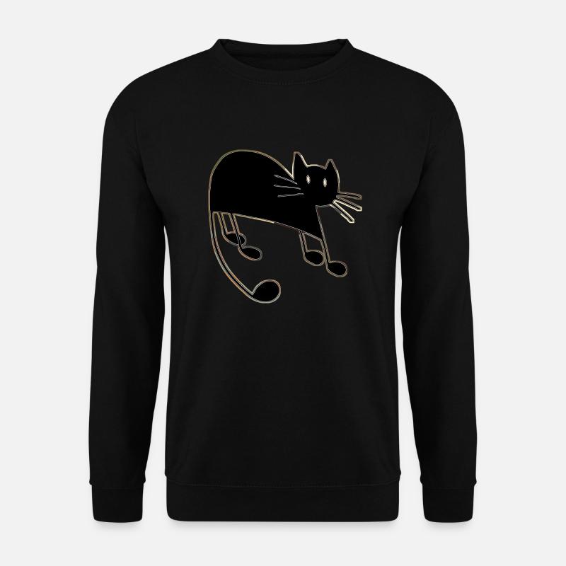 Cat - Unisex Sweatshirt - black