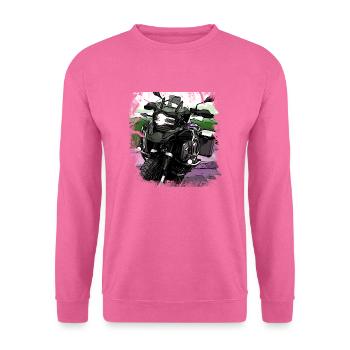 Motorrad GS black - Unisex Pullover - Pink - Vorne