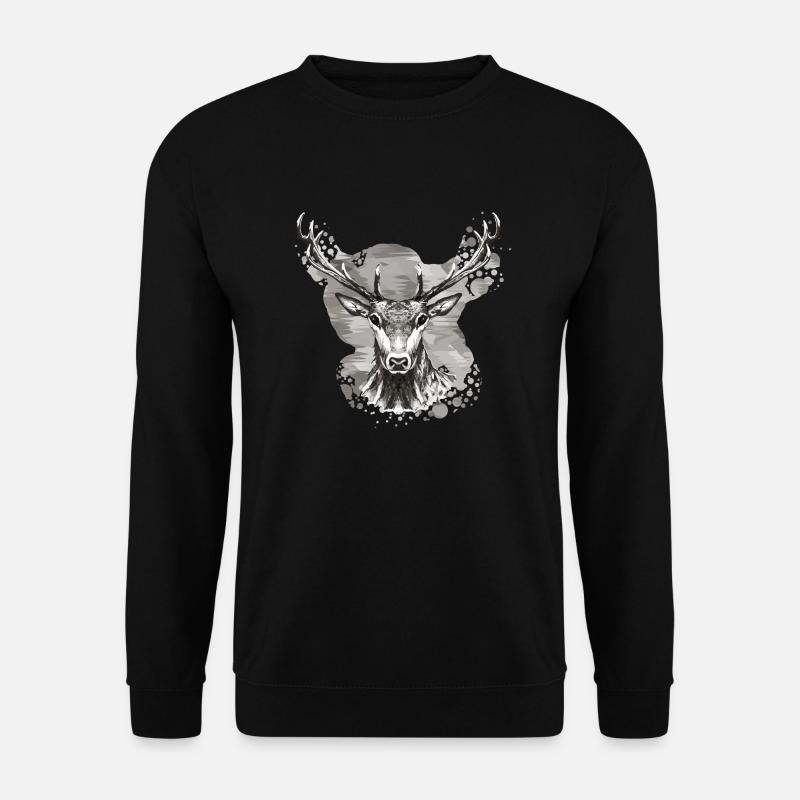 Deer - Unisex Sweatshirt - black
