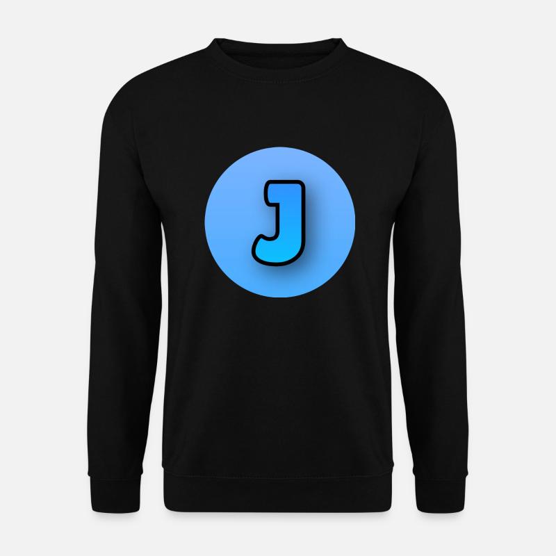 J - Design | blau - Unisex Pullover - Schwarz