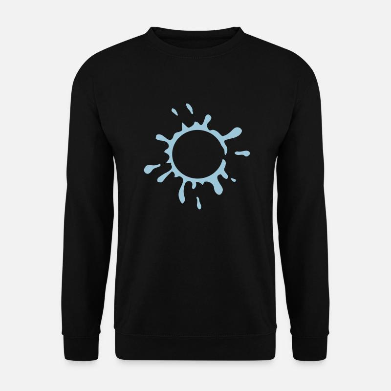 Bursting Soap Bubble Design - Unisex Sweatshirt - black