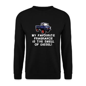 Ma fragrace préférée - Diesel - Unimog - Oldtimer - Sweat-shirt Unisexe - noir - Devant - Alina (178cm) & Michal (187cm)