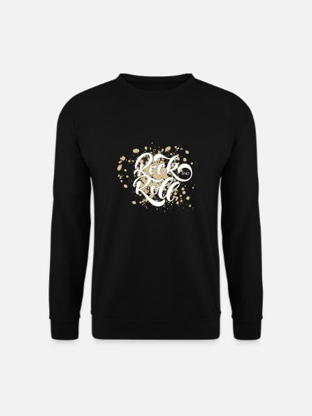 Rock and roll - Unisex Sweatshirt - black
