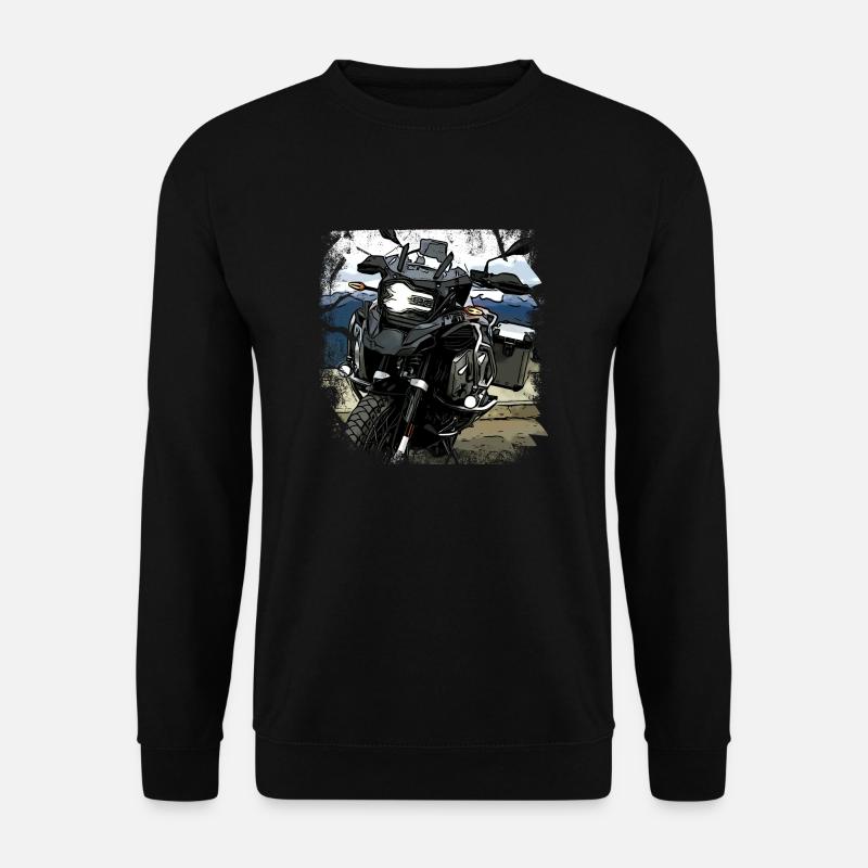 Poster Motorrad GS - Unisex Pullover - Schwarz