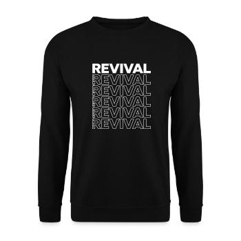 Réveil - Vêtements chrétiens - Sweat-shirt Unisexe - noir - Devant - Alina (178cm) & Michal (187cm)