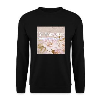 ST MARY MEAD "HELLO MISS MARPLE"- MUG TEA - Unisex Sweatshirt - black - Front - Alina (178cm) & Michal (187cm)