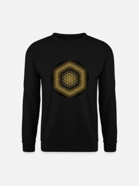 Flower Of Life In A Mandala 1 - Unisex Pullover - Schwarz