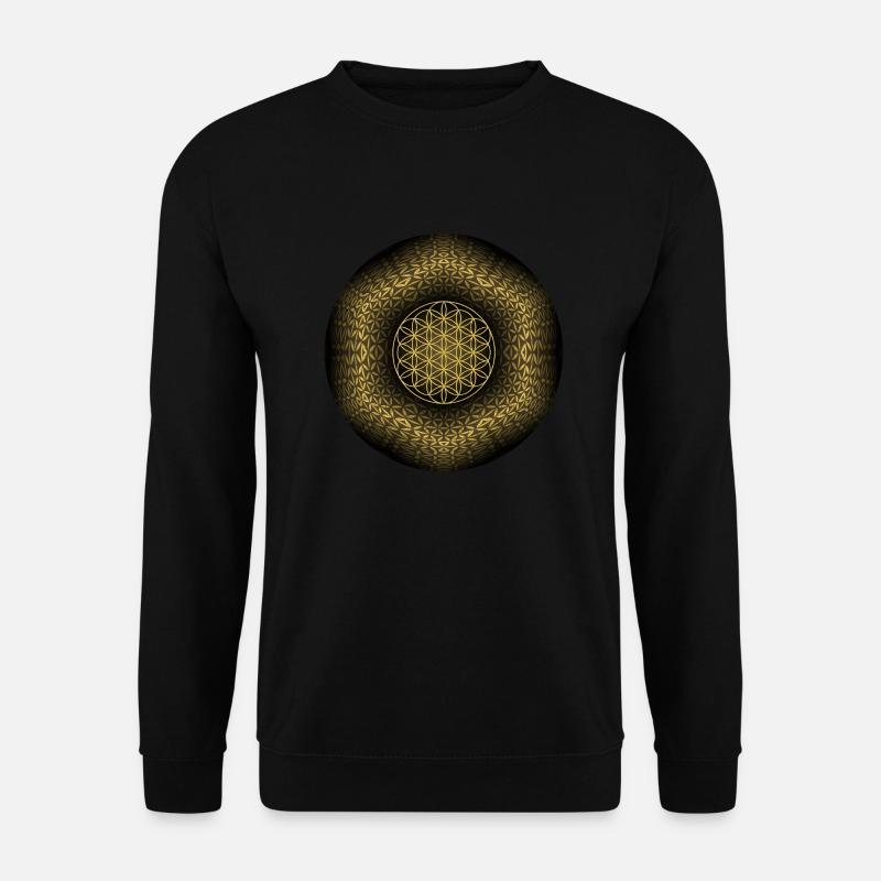 Flower Of Life In A Mandala 1 - Unisex Pullover - Schwarz