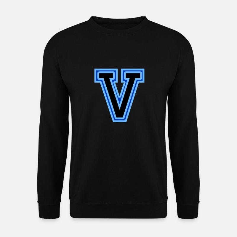 Brief V 7 - Unisex Pullover - Schwarz
