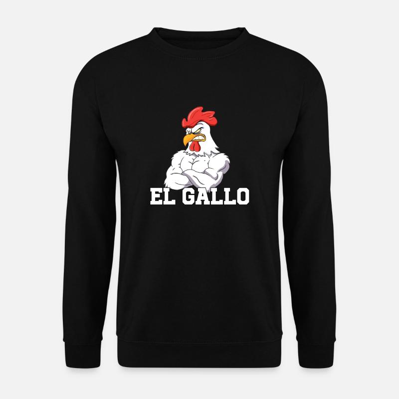 der Hahn - Unisex Pullover - Schwarz