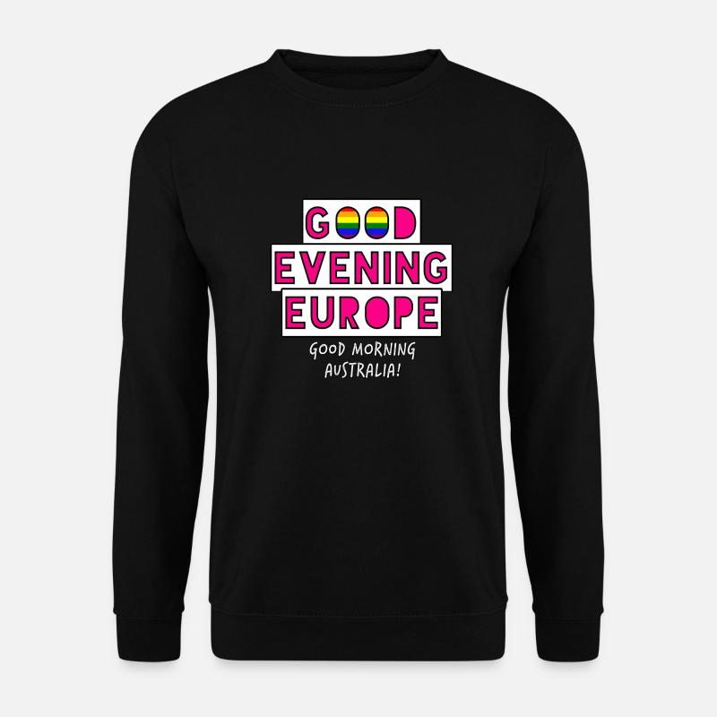 Good Evening Europe - Unisex Sweatshirt - black