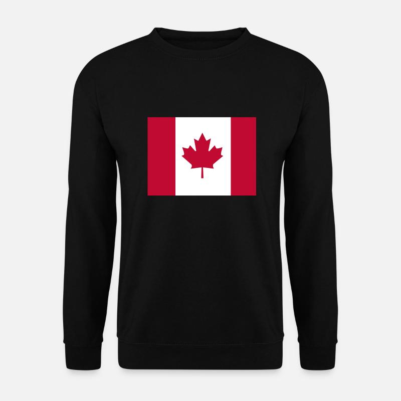 Flagge Kanadas - Unisex Pullover - Schwarz