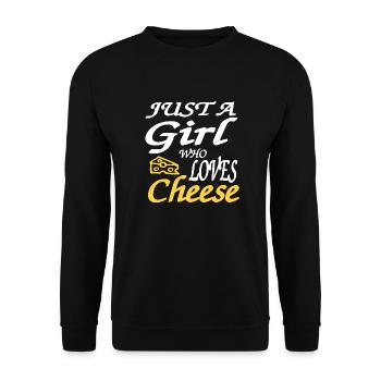 Käse - Unisex Pullover - Schwarz - Vorne - Alina (178cm) & Michal (187cm)