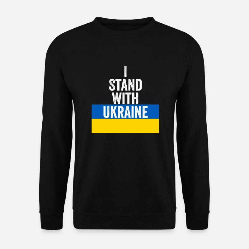 Ukraine - Unisex Pullover - Schwarz