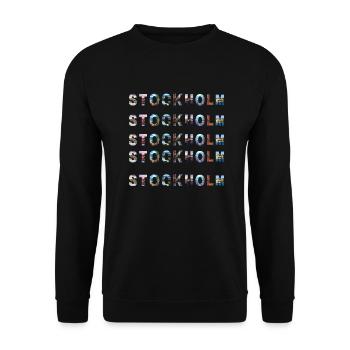Stockholm - Sweat-shirt Unisexe - noir - Devant - Alina (178cm) & Michal (187cm)