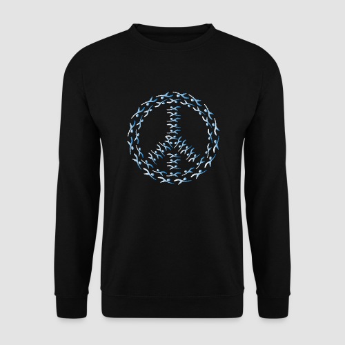 peace symbol swimmer - Unisex Pullover