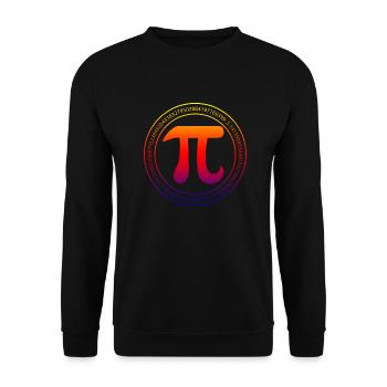 Pi 3,14 Pi Nombre Symbole Math Science cadeau - Sweat-shirt Unisexe - noir - Devant - Alina (178cm) & Michal (187cm)