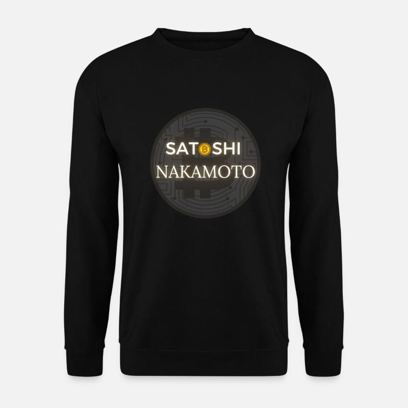 Satoshi Nakamoto bitcoin - Unisex Sweatshirt - black