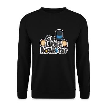 GO LITTLE STAR fnaf Sicherheitsverletzung - Unisex Pullover - Schwarz - Vorne - Alina (178cm) & Michal (187cm)