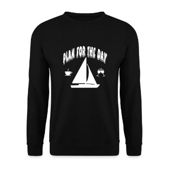 Segeln - Unisex Pullover - Schwarz - Vorne - Alina (178cm) & Michal (187cm)