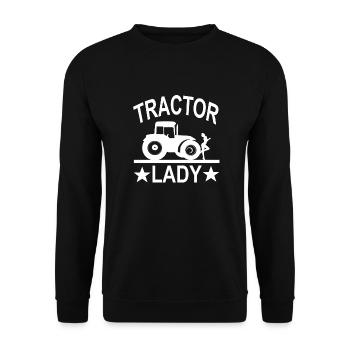 Tractor - Unisex Sweatshirt - black - Front - Alina (178cm) & Michal (187cm)