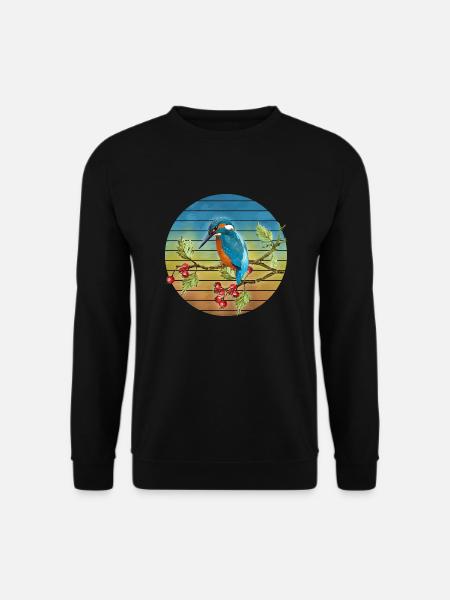 Bunter Vogel - Unisex Pullover - Schwarz