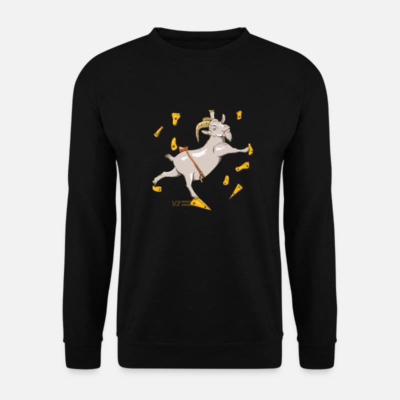 Climbing goat rocks - Unisex Sweatshirt - black