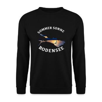 Bodensee - Unisex Pullover - Schwarz - Vorne - Alina (178cm) & Michal (187cm)