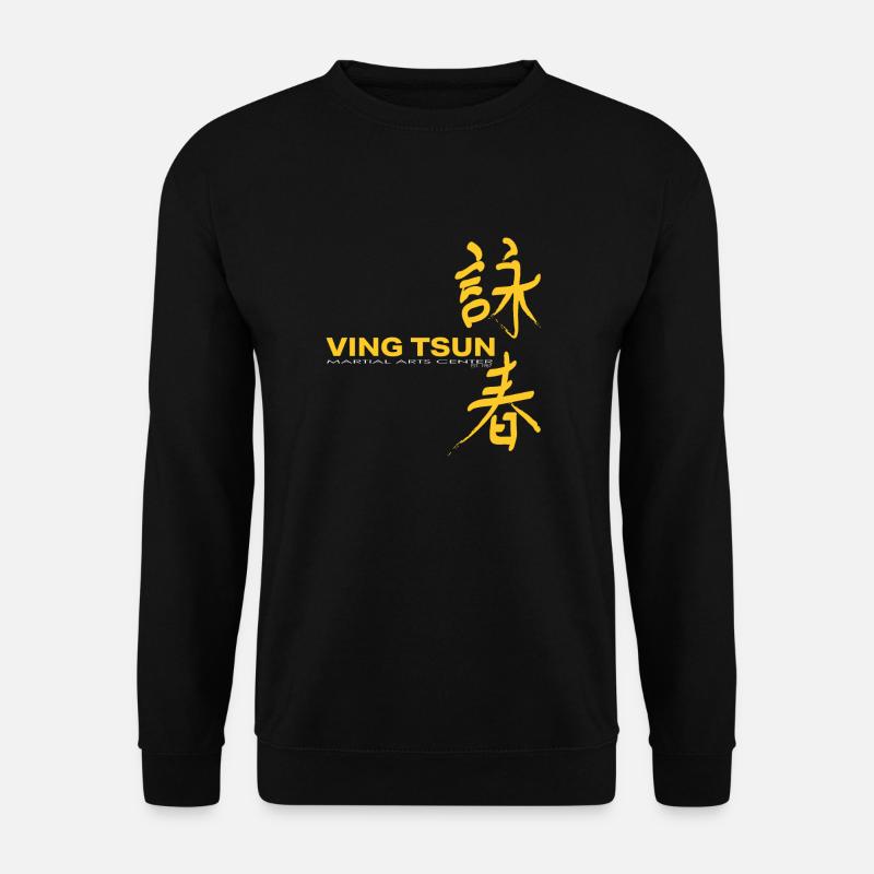 Ving Tsun Martial Arts Center est 1987 gold white - Unisex Pullover - Schwarz