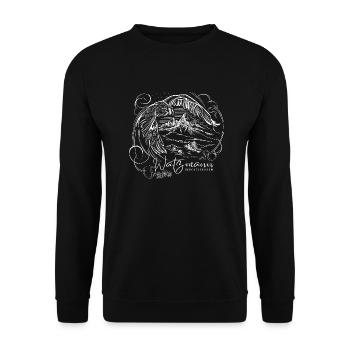 Bearded Vulture Wally Bavaria Klausbachtal Bavaria Men - Unisex Sweatshirt - black - Front - Alina (178cm) & Michal (187cm)