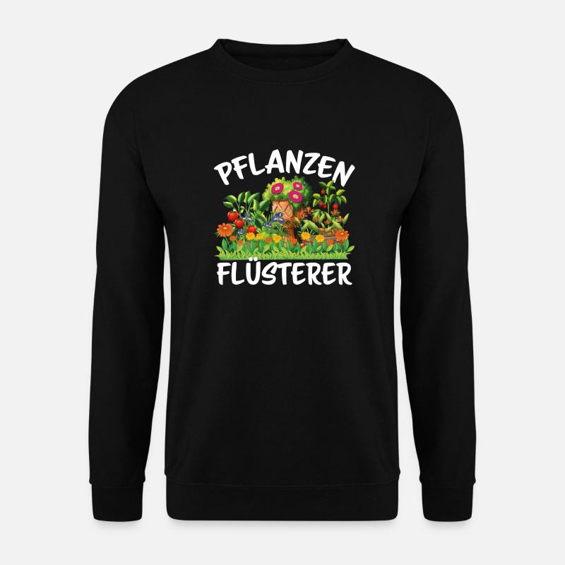 Pflanzenflüsterer - Unisex Pullover - Schwarz