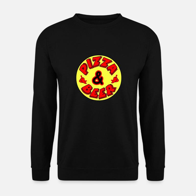 Pizza - Unisex Sweatshirt - black
