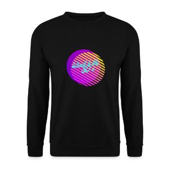 Zurück zu den 80' S - Unisex Pullover - Schwarz - Vorne - Alina (178cm) & Michal (187cm)