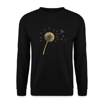 Time Flies - Unisex Sweatshirt - black - Front - Alina (178cm) & Michal (187cm)