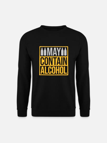 Shield May Contain Alcohol - Unisex Sweatshirt - black