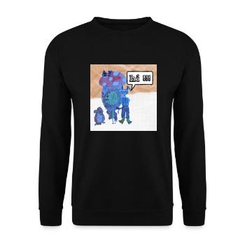 Märchenhafte Haustiere - Unisex Pullover - Schwarz - Vorne - Alina (178cm) & Michal (187cm)