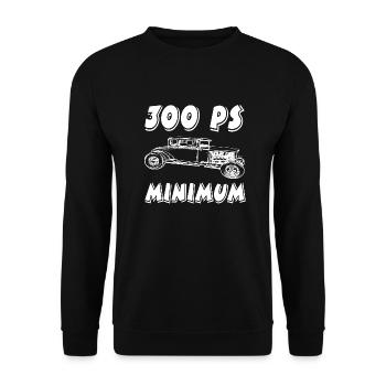 Auto - Unisex Pullover - Schwarz - Vorne - Alina (178cm) & Michal (187cm)