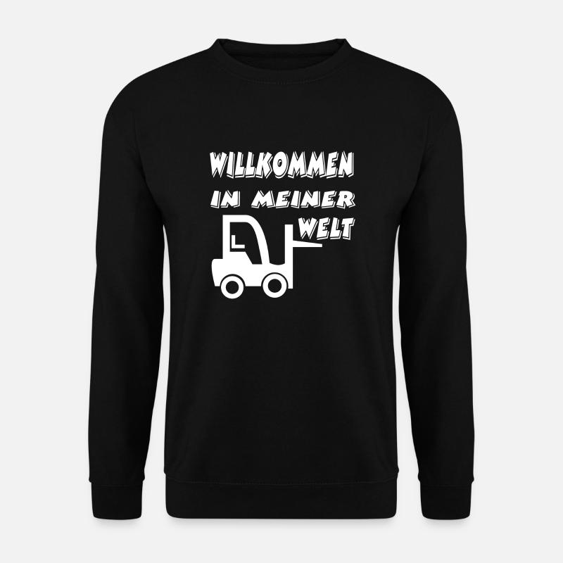 Gabelstapler - Unisex Pullover - Schwarz
