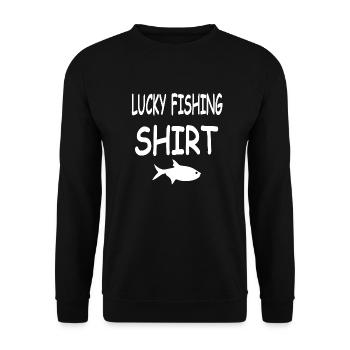 Pêche - Sweat-shirt Unisexe - noir - Devant - Alina (178cm) & Michal (187cm)